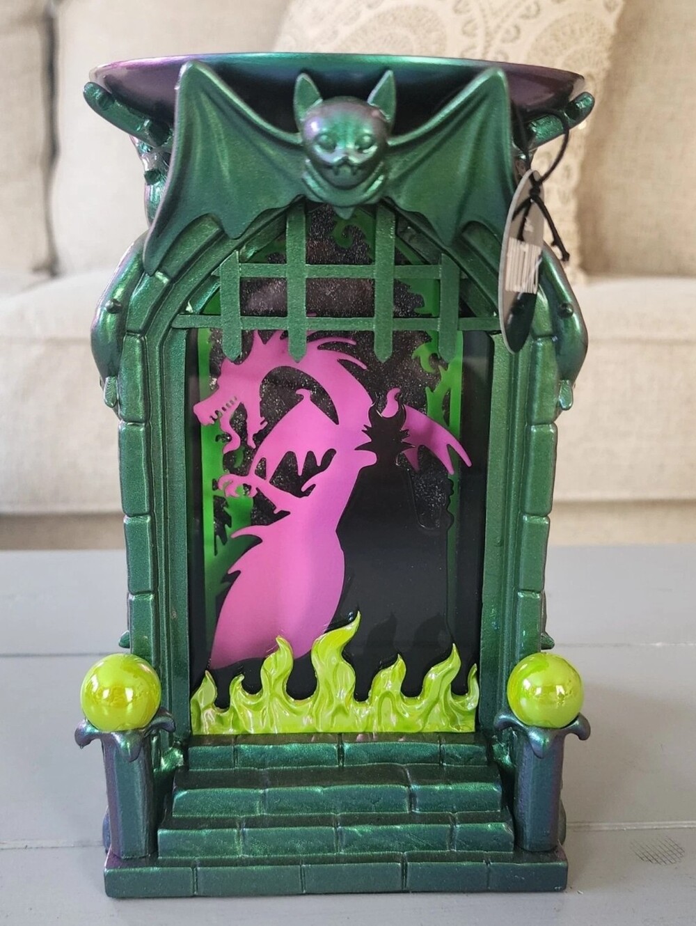 Bath & Body Works Disney Villains Maleficent Shadowbox Pedestal Candle Holder